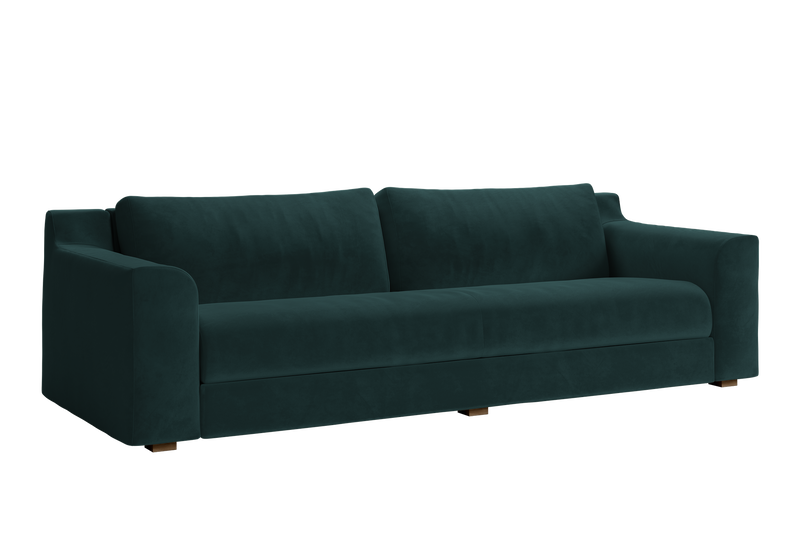 The Elevate 96" Sofa in Recycled Velvet