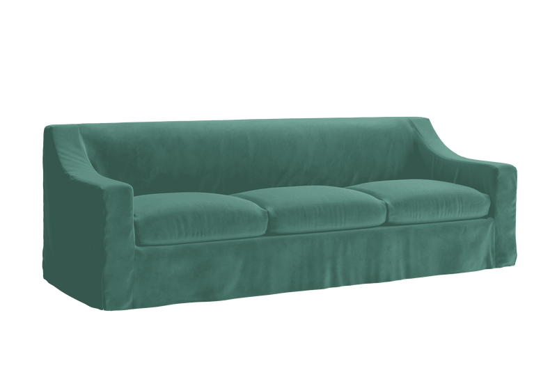 The Evergreen Sofa in Recycled Velvet