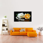 Pearls And Roses Wall Art