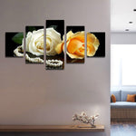 Pearls And Roses Wall Art