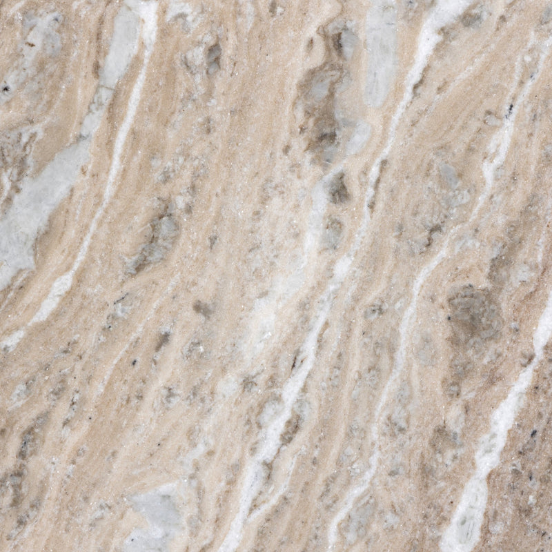 Sophie Creamy Taupe Marble End Table | shipping 7/14/2025
