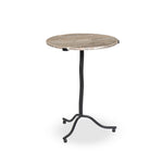 Sophie Creamy Taupe Marble End Table | shipping 7/14/2025