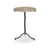 Sophie Creamy Taupe Marble End Table | shipping 7/14/2025
