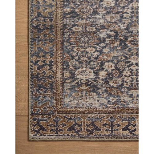 Amber Lewis x Loloi Georgie Denim / Spice Rug