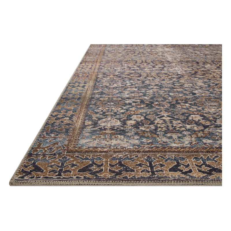Amber Lewis x Loloi Georgie Denim / Spice Rug