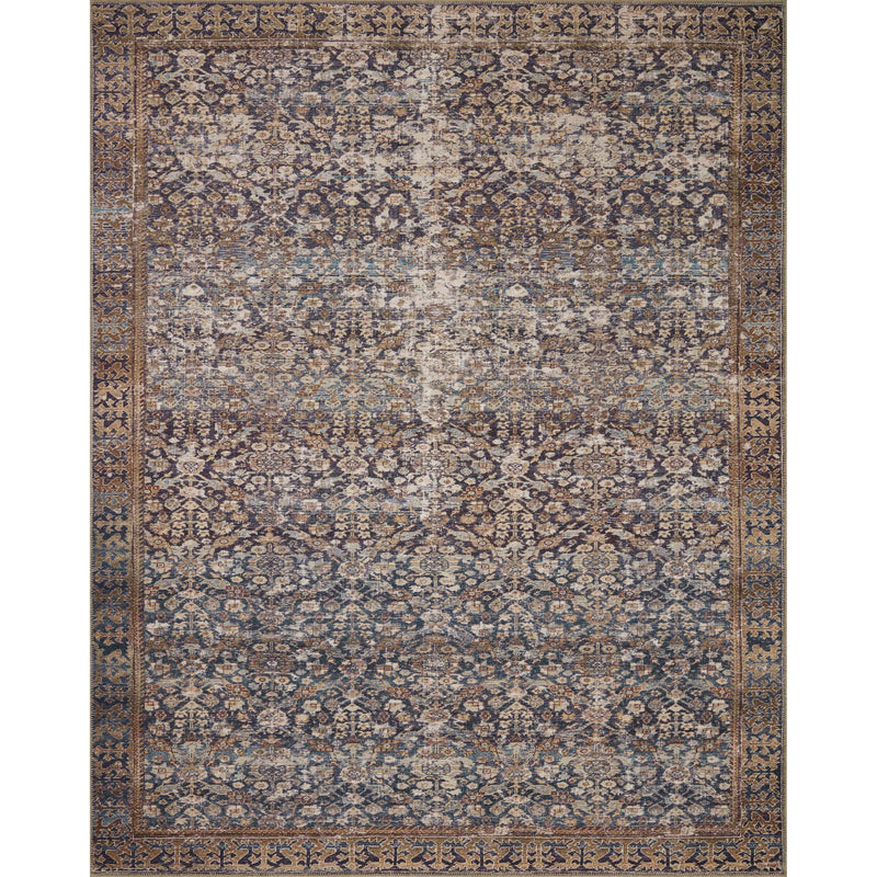 Amber Lewis x Loloi Georgie Denim / Spice Rug