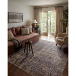 Amber Lewis x Loloi Georgie Denim / Spice Rug