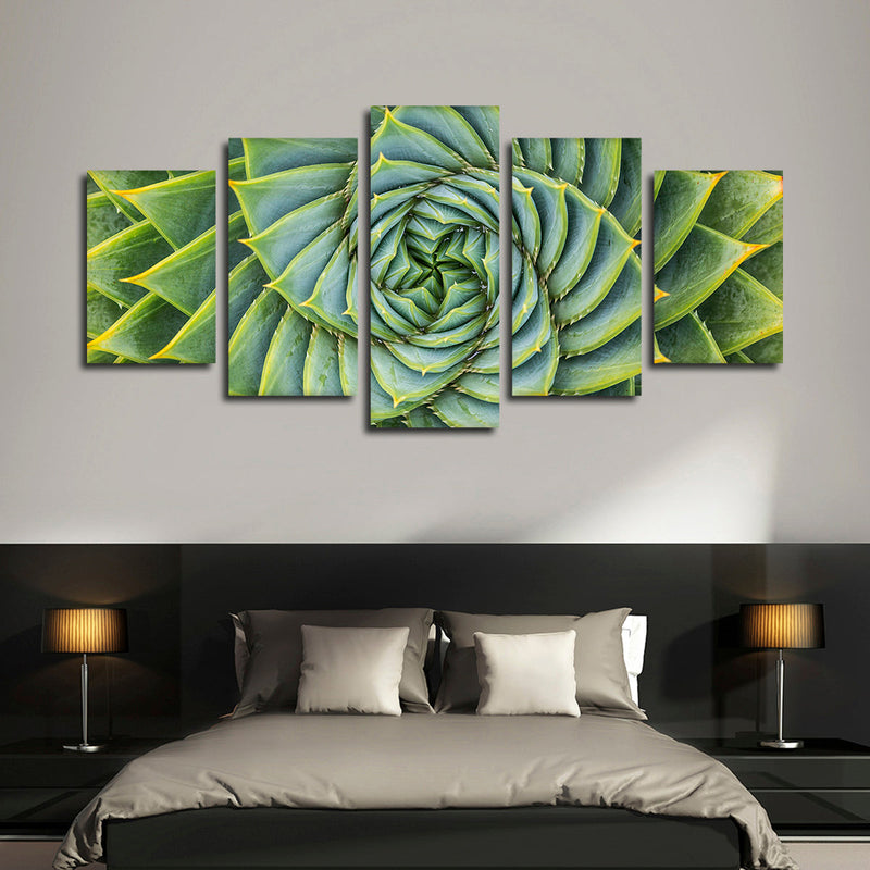 Spiral Succulent Wall Art