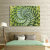 Spiral Succulent Wall Art