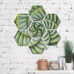 Spiral Succulent Wall Art