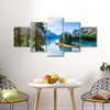 Sunny Maligne Lake Wall Art
