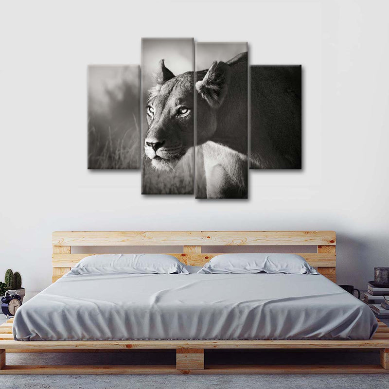 Stalking Lioness Wall Art