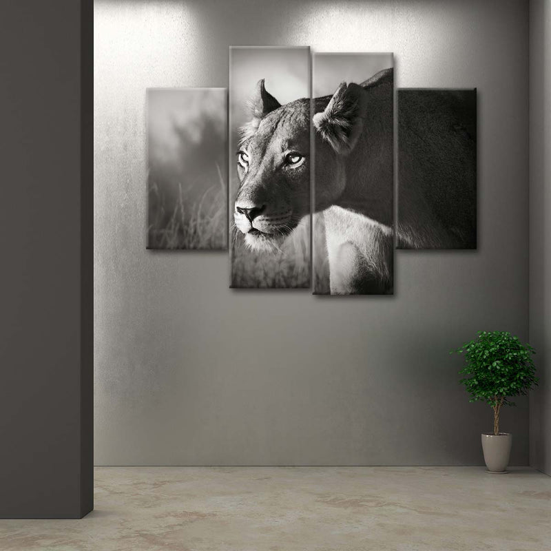 Stalking Lioness Wall Art