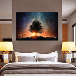 Starry Tree Wall Art