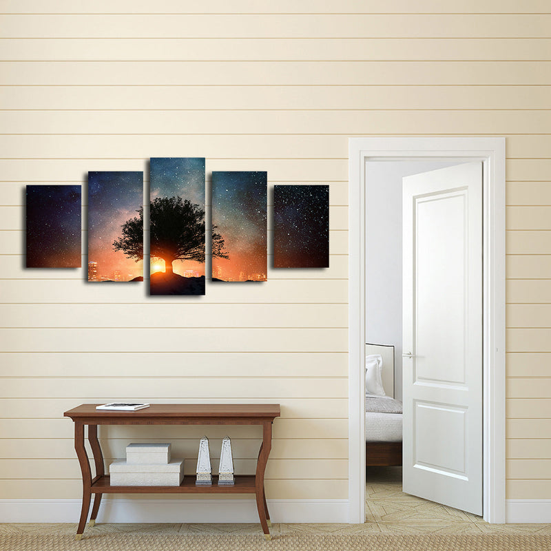 Starry Tree Wall Art