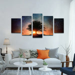 Starry Tree Wall Art