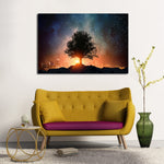 Starry Tree Wall Art