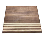 Modern Walnut Mixed with Maple Side grain Cutting Board