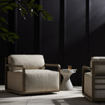 Stroud Faye Sand Outdoor Swivel Chair | ready to ship!