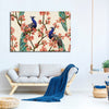 Royal Blue Peacocks Wall Art