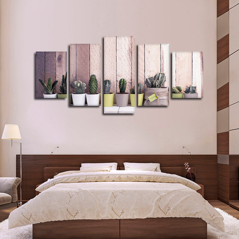 Succulent Plant Pots Wall Art
