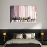 Succulent Plant Pots Wall Art