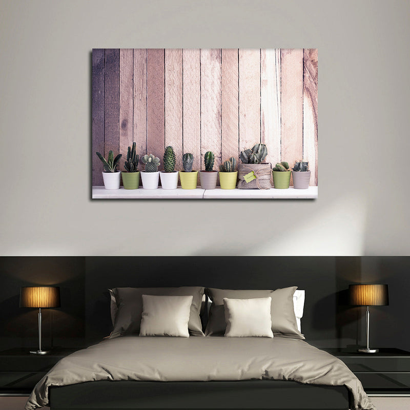 Succulent Plant Pots Wall Art