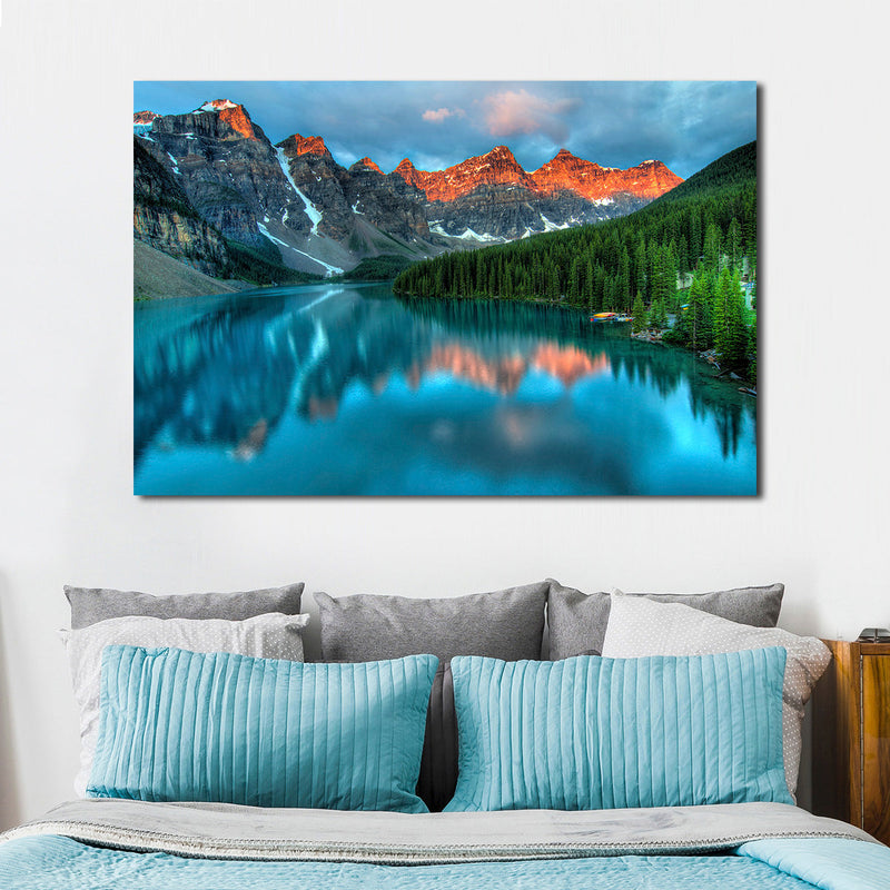 Tranquil Moraine Lake Wall Art