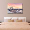 Skiing On Snowy Mountain Wall Art
