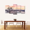 Skiing On Snowy Mountain Wall Art