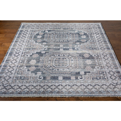 Almeria Charcoal Hand-Knotted Rug
