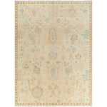Antalya Natural / Sky Hand-Knotted Rug