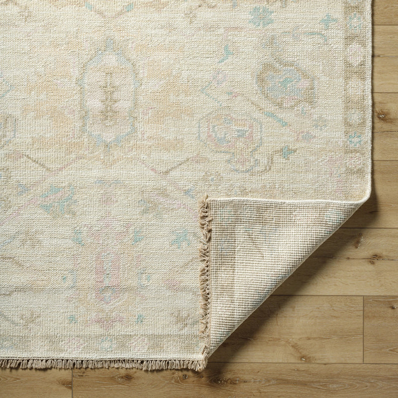 Antalya Natural / Sky Hand-Knotted Rug