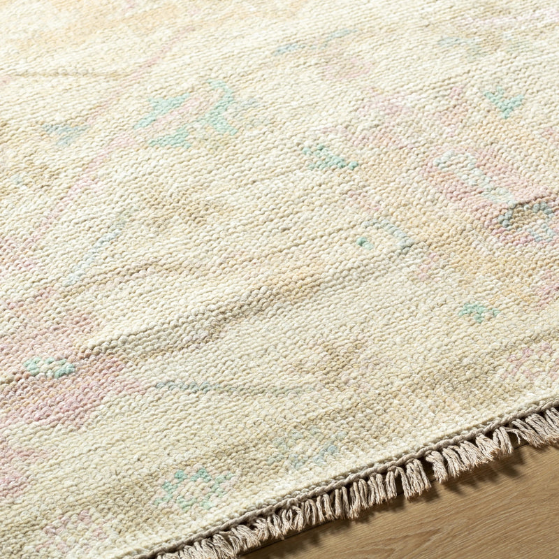 Antalya Natural / Sky Hand-Knotted Rug