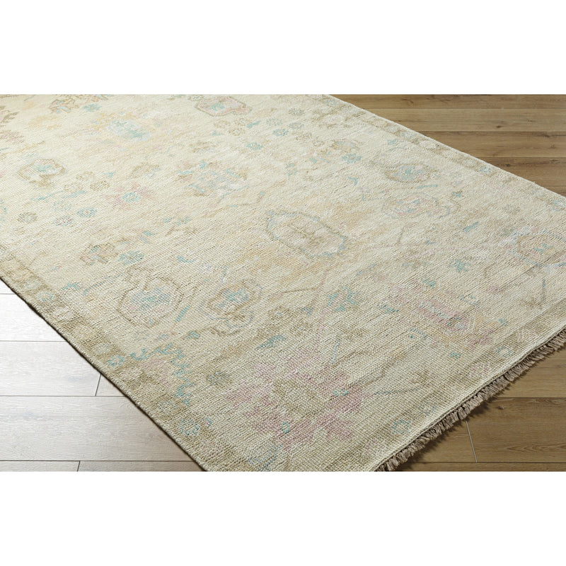 Antalya Natural / Sky Hand-Knotted Rug