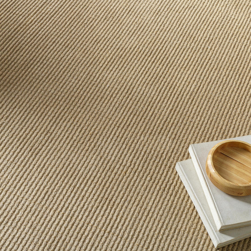 Becki Owens x Surya Kimi Solid Tan Rug