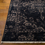 Festival Dark Charcoal Hand-Knotted Rug