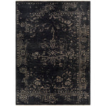 Festival Dark Charcoal Hand-Knotted Rug