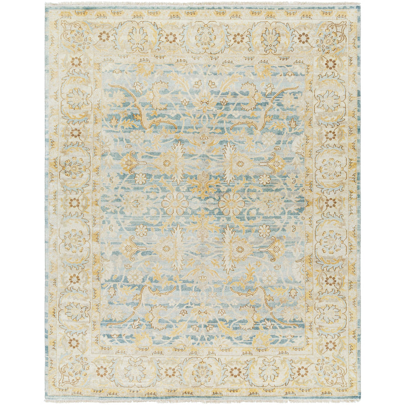 Hamadan Mustard Hand-Knotted Rug