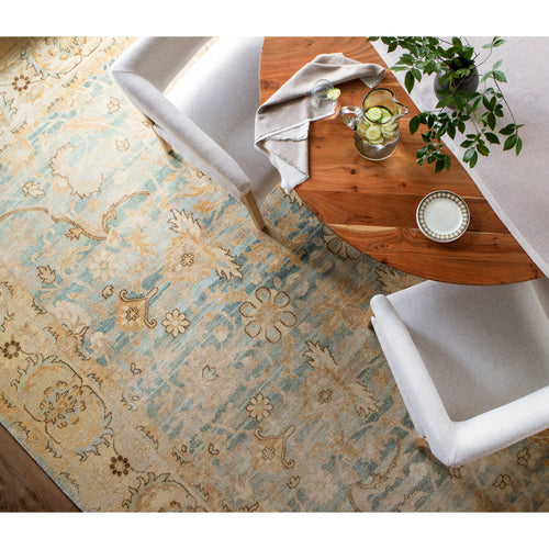 Hamadan Mustard Hand-Knotted Rug
