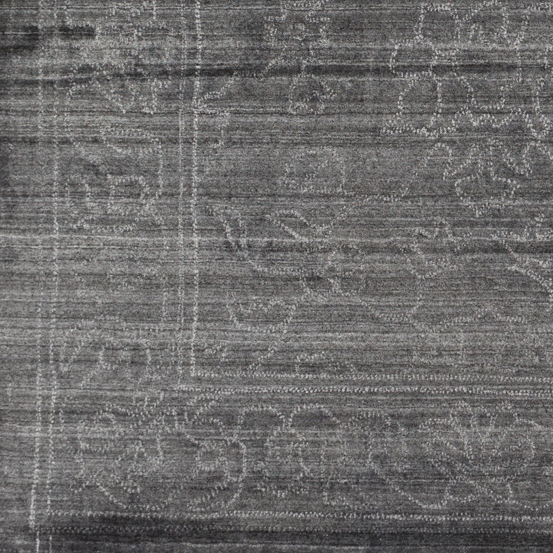 Hightower Charcoal Hand-Knotted Rug