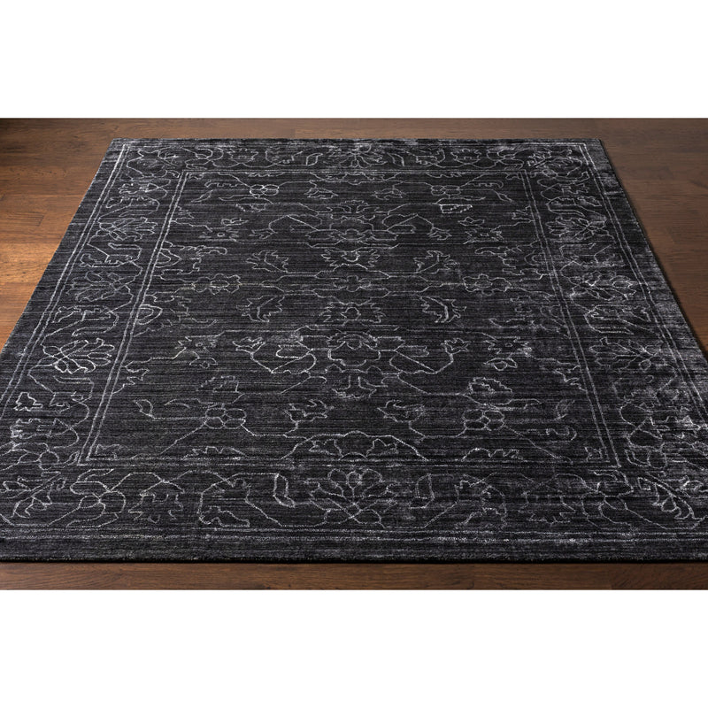 Hightower Charcoal Hand-Knotted Rug