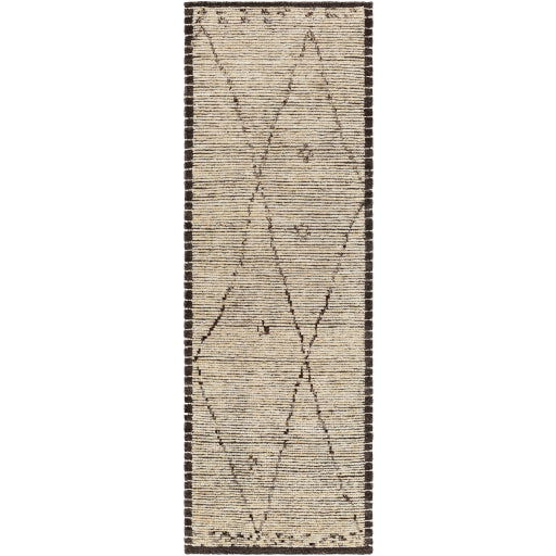 Khyber Natural / Mocha Hand-Knotted Rug