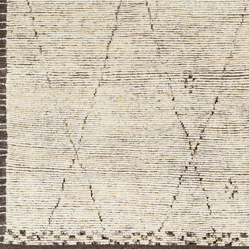 Khyber Natural / Mocha Hand-Knotted Rug