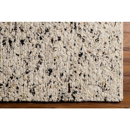 La Palma Marled Charcoal Hand-Knotted Rug