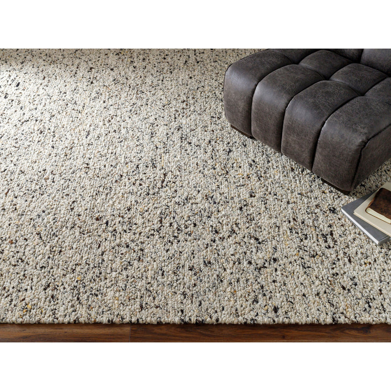 La Palma Marled Charcoal Hand-Knotted Rug