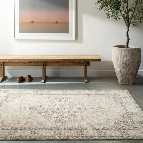 Becki Owens x Surya Lila Brown Medallion Area Rug