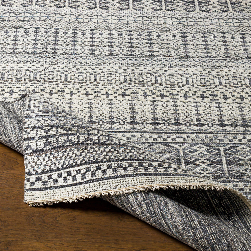 Nobility Charcoal Hand-Knotted Rug