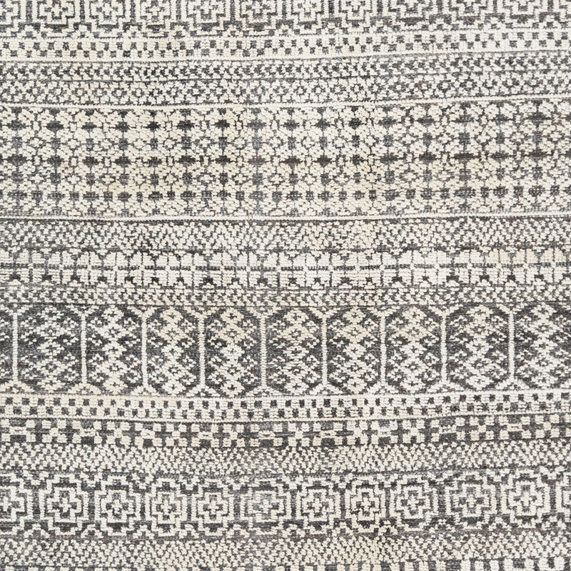 Nobility Charcoal Hand-Knotted Rug