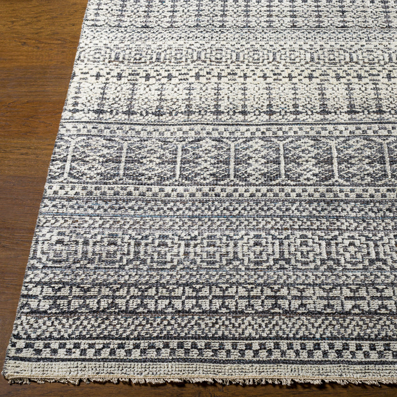 Nobility Charcoal Hand-Knotted Rug